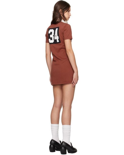 Ambush Black Rugby Shirt Minidress