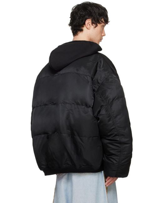 Quilted hooded bomber jacket sale