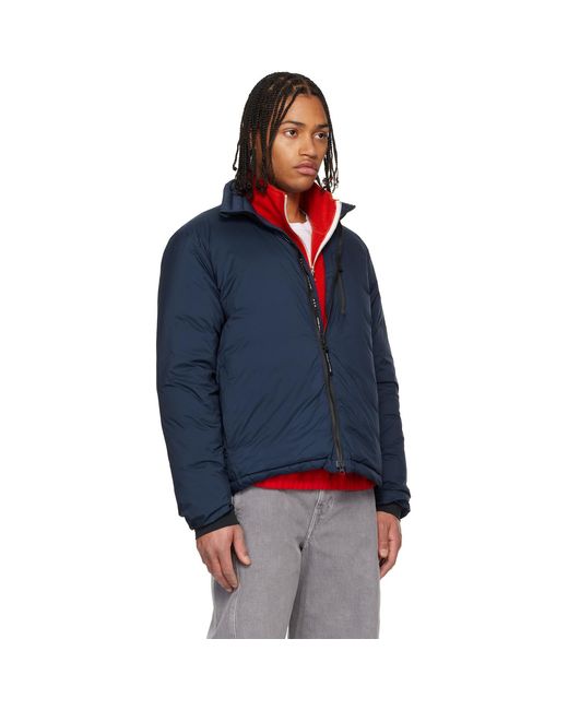 Canada Goose Blue Lodge Down Jacket for men