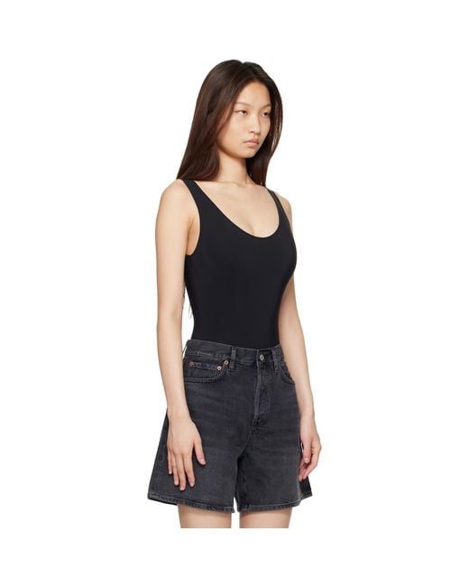 Agolde Black Tora Bodysuit