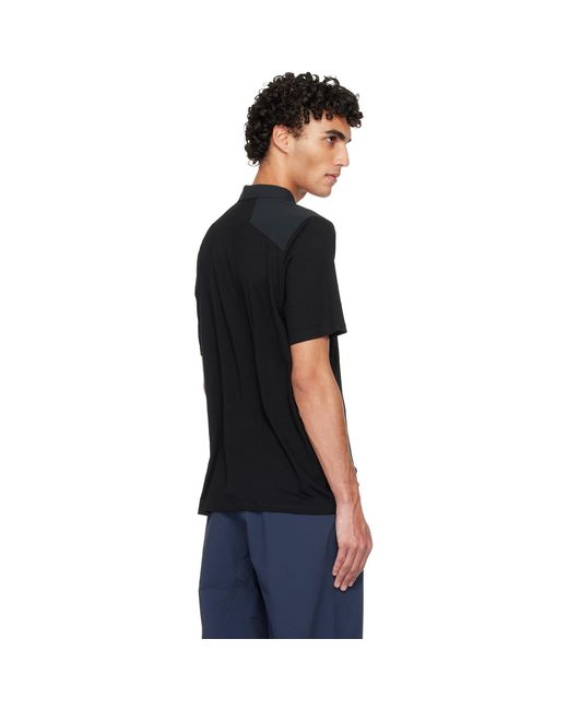 Veilance Black Frame Ss Polo for men
