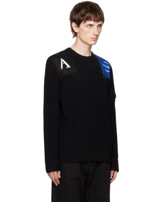 Raf Simons Black Fred Perry Edition Sweater for men
