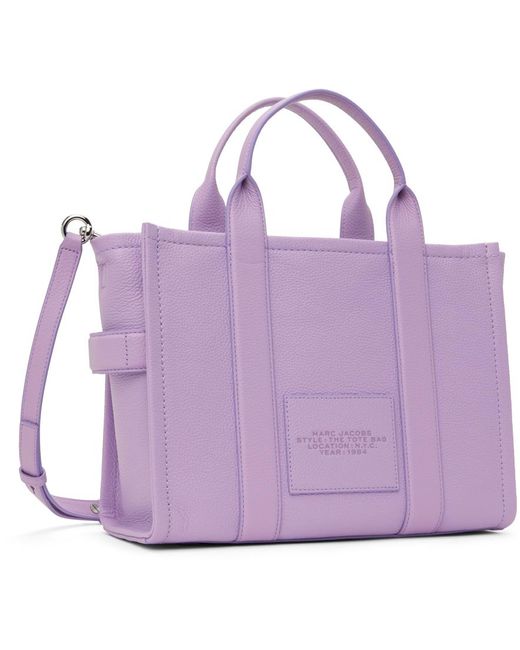 Marc Jacobs Purple 'The Leather Medium' Tote