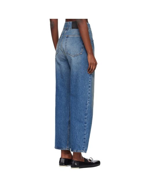 MM6 by Maison Margiela Blue Straight-Leg Jeans