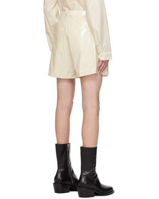 16Arlington Natural Ssense Exclusive Off-white Atero Shorts for men