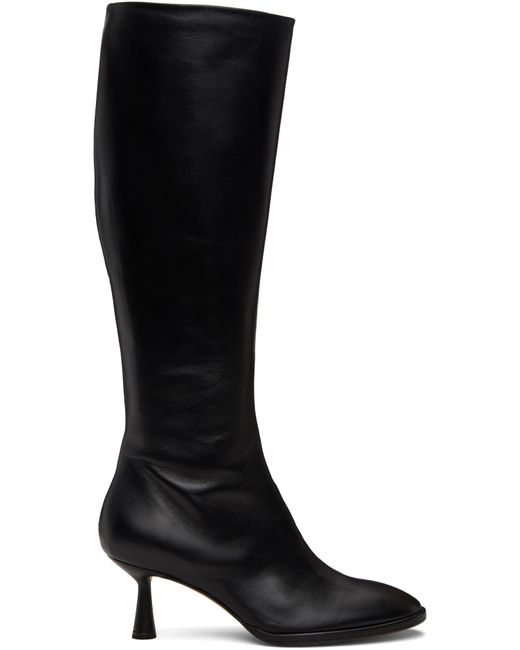 Aeyde Black Catherine High Sock Boots