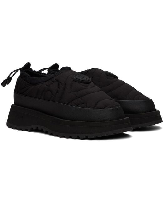 District Vision Black Suicoke Edition Insulated Loafers for men