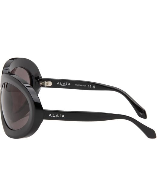 Alaïa Gray Butterfly Sunglasses