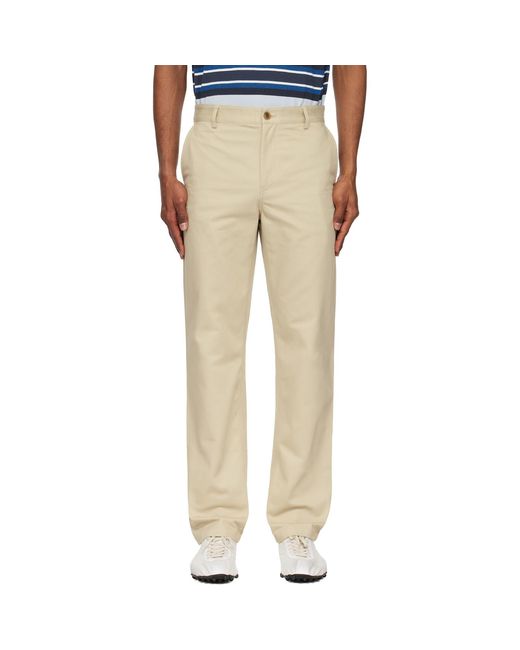 Maison Kitsuné Natural Casual Chino Trousers for men