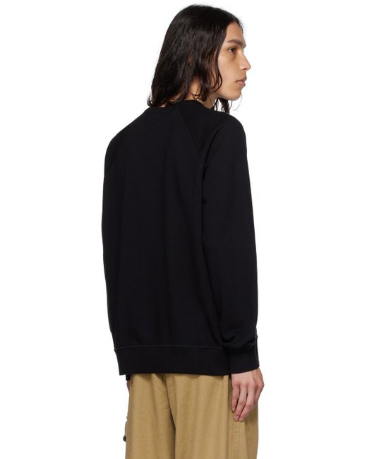 YMC Black Shrank Sweatshirt for men