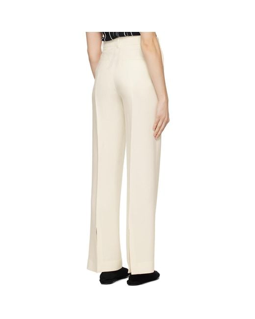 Totême Natural Relaxed-Fit Trousers