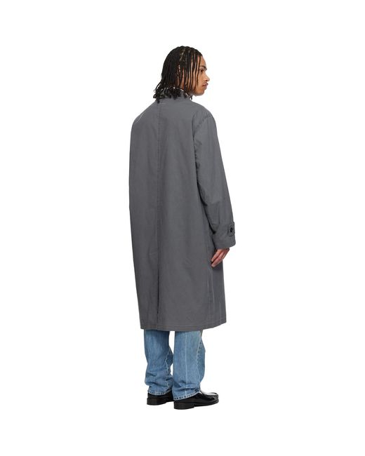 MM6 by Maison Margiela Black Spotlight Fading Coat for men