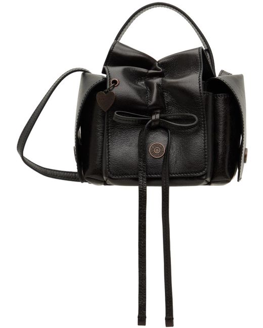 Acne Black Multipocket Mini Bag
