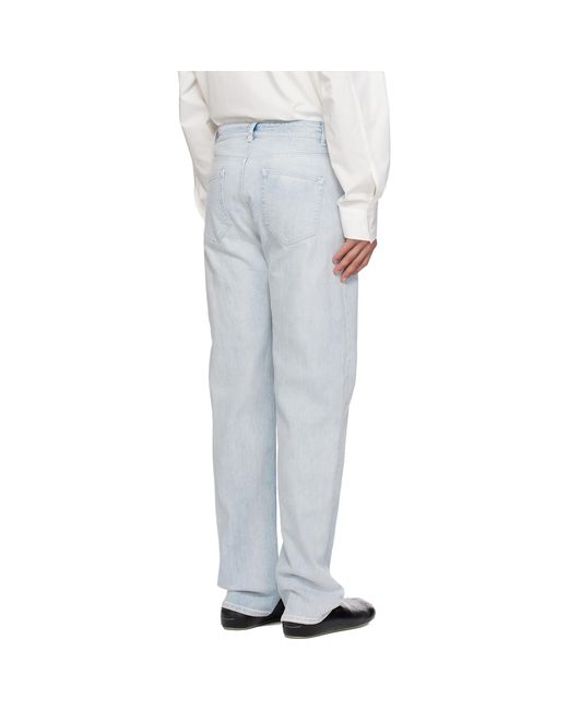 MM6 by Maison Margiela White 5 Pockets Jeans for men