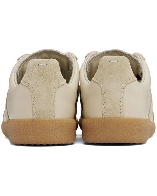Maison Margiela Calfskin Replica Sneakers in Black for Men | Lyst UK