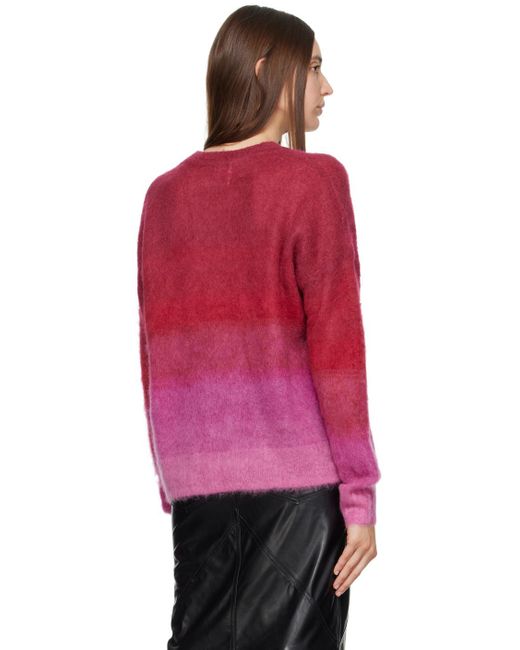 Pull drussell rose Isabel Marant en coloris Red