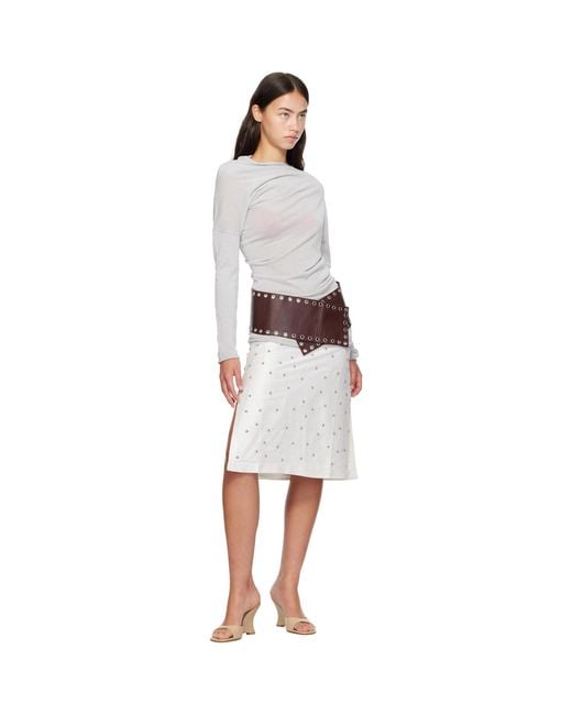 Belle Anna Brown Burgundy Dilara Belt