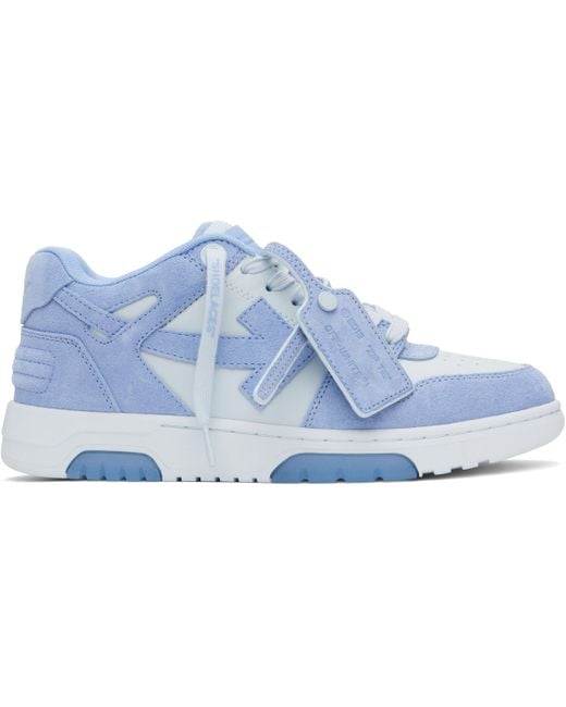 メンズ Off-White c/o Virgil Abloh ブルー Out Of Office スエード スニーカー Black