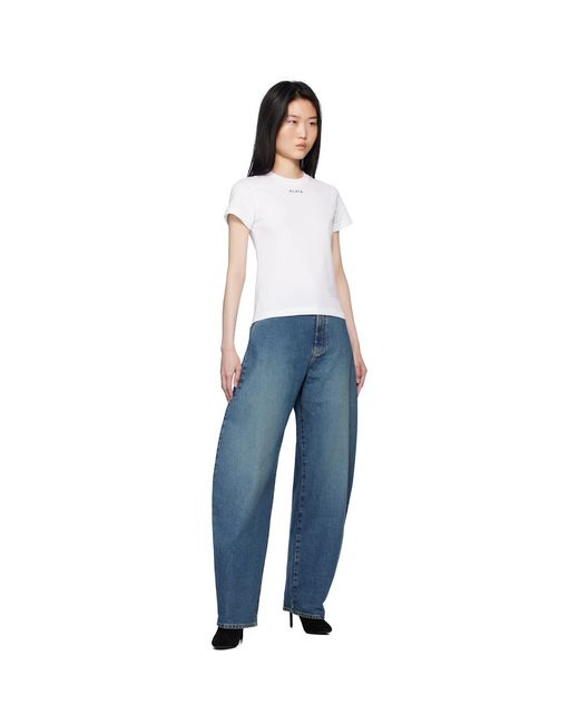 Alaïa Blue Round Jeans