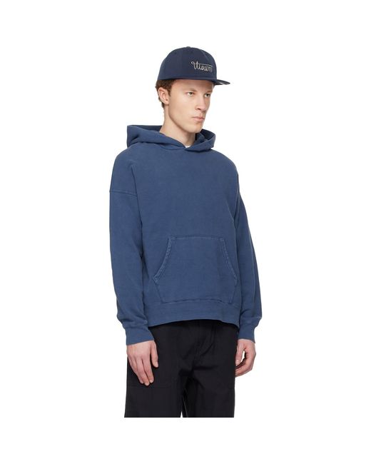 Visvim Blue Jumbo Sb P.O. Hoodie for men