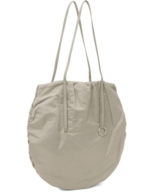 Low Classic Shirring String Bag in Natural for Men Lyst UK