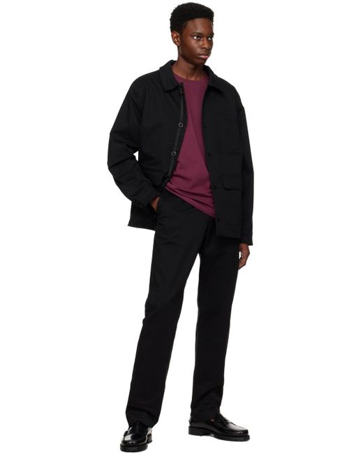 Saturdays NYC Black Blcak Jefferson Jacket for men