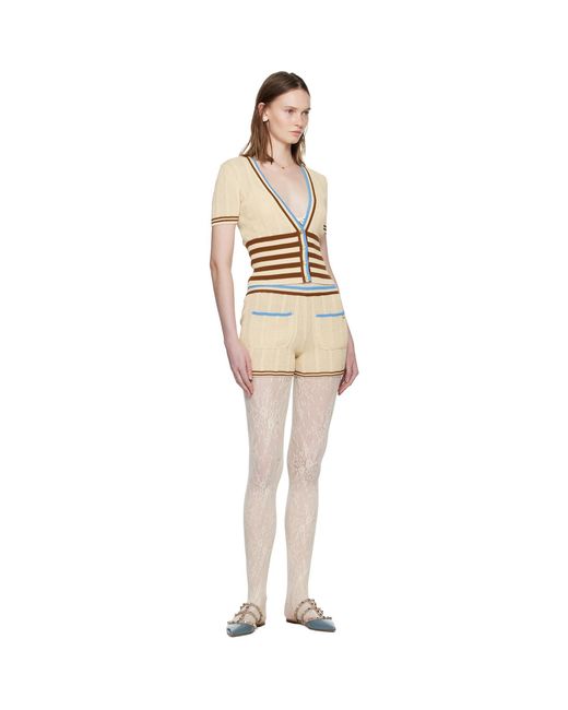 Valentino Natural Cotton Shorts