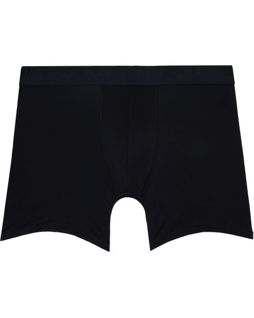 Skims Black Three-Pack Stretch 5 Boxer Briefs for men