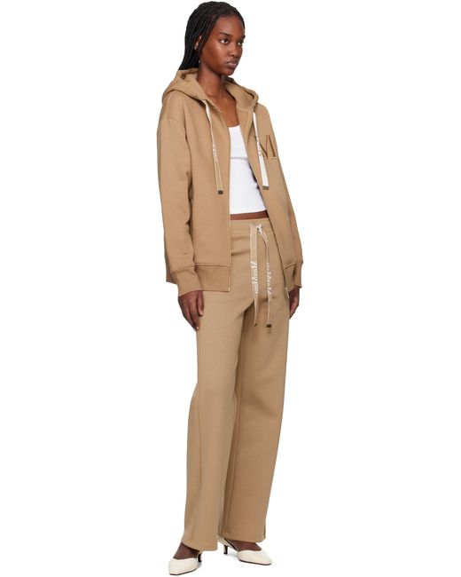 Max Mara タン Bali ラウンジパンツ Natural