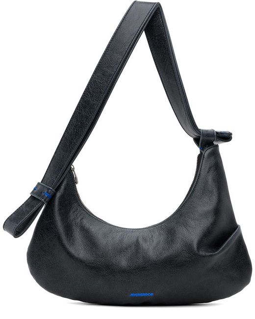 Adererror Black Pleated Bag for men