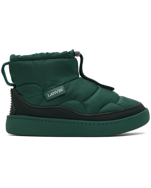 Lanvin Green Curb Snow Boots