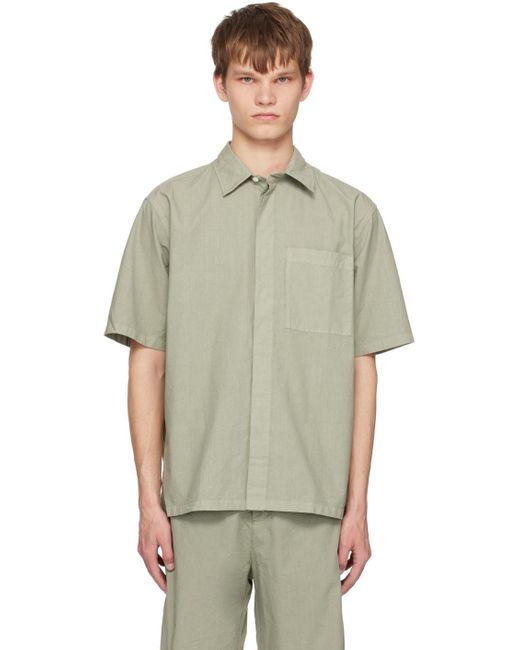 Norse Projects Multicolor Green Ivan Typewriter Shirt for men