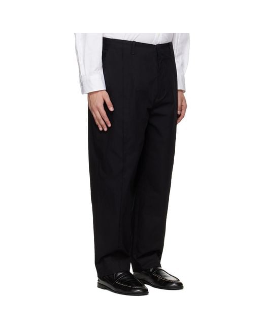 Toogood Black 'The Librarian' Trousers for men