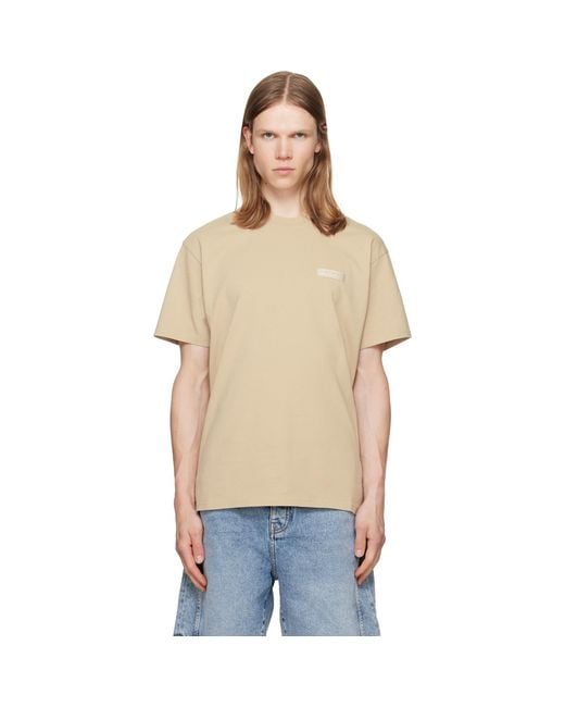 Givenchy Natural Paris' Grosgrain T-Shirt for men