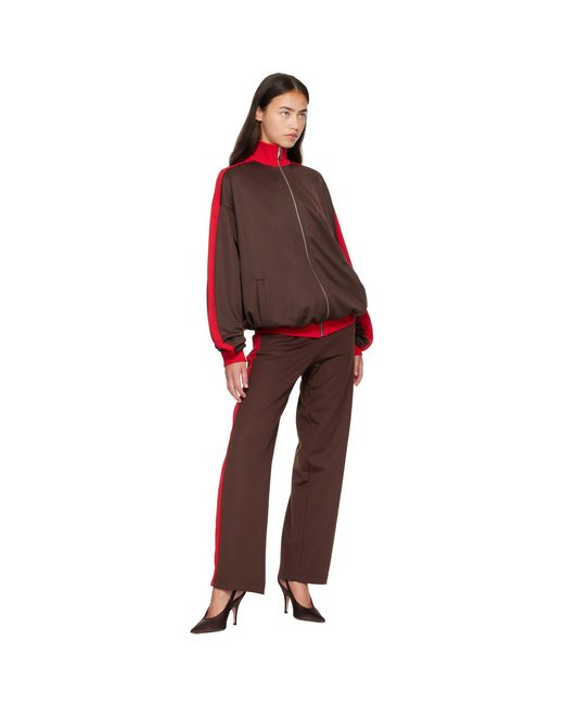 Coperni Red Oversized Track Jacket