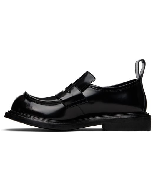 Moschino Black Oliver Loafers for men