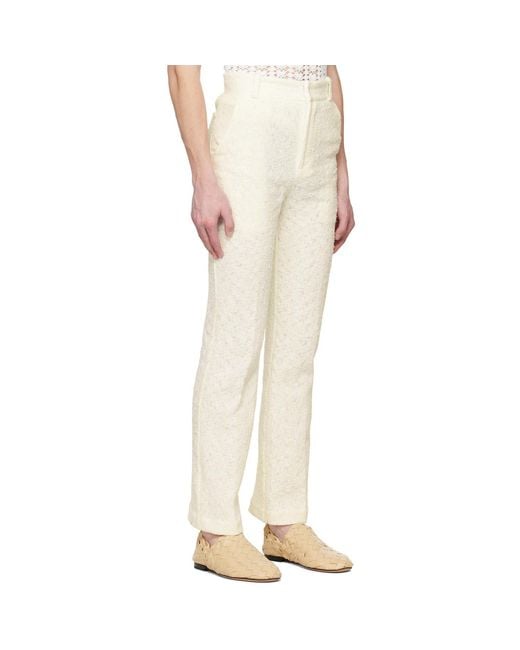 young n sang Natural Trousers for men