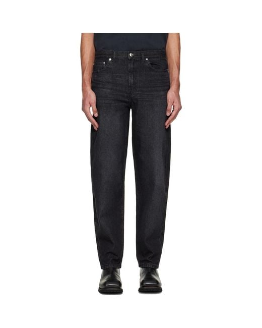A.P.C. Black Martin Jeans for men