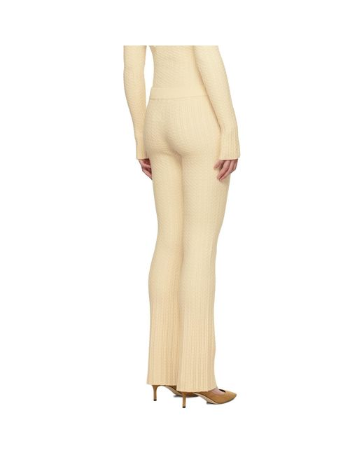 GUIZIO Natural Off- Camille Lounge Pants