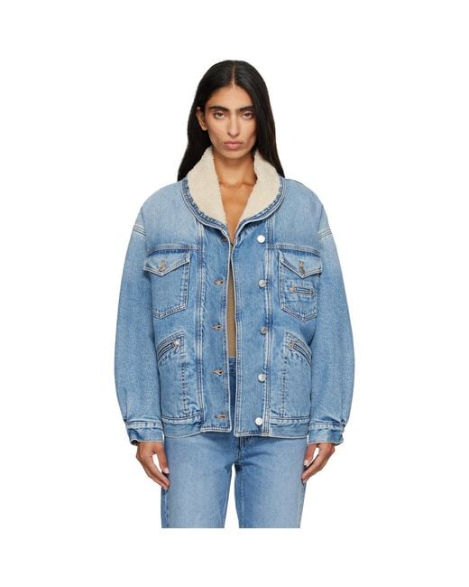 Isabel Marant Blue Pimia Denim Jacket