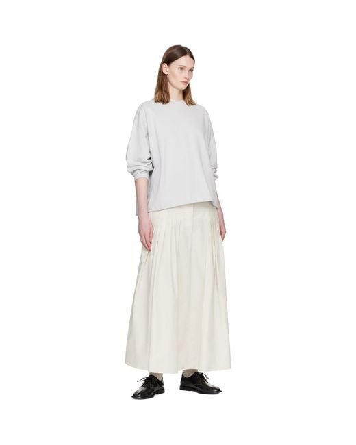 YMC White Studio Sweatshirt