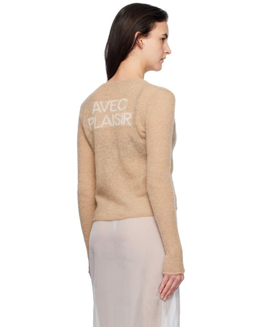 Paloma Wool タン Alone ボタン カーディガン Multicolor
