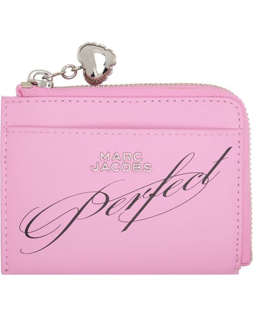 Marc Jacobs Pink 'The Perfect Everyday' Top Zip Wallet
