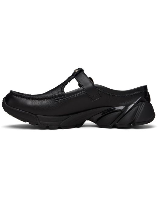 ANDERSSON BELL Black Mary Jane Mule Loafers for men
