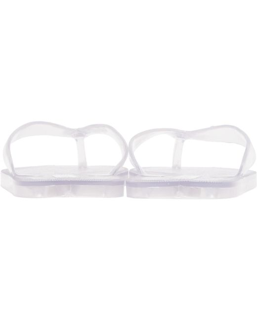 St. Agni Black Jelly Flip-Flops