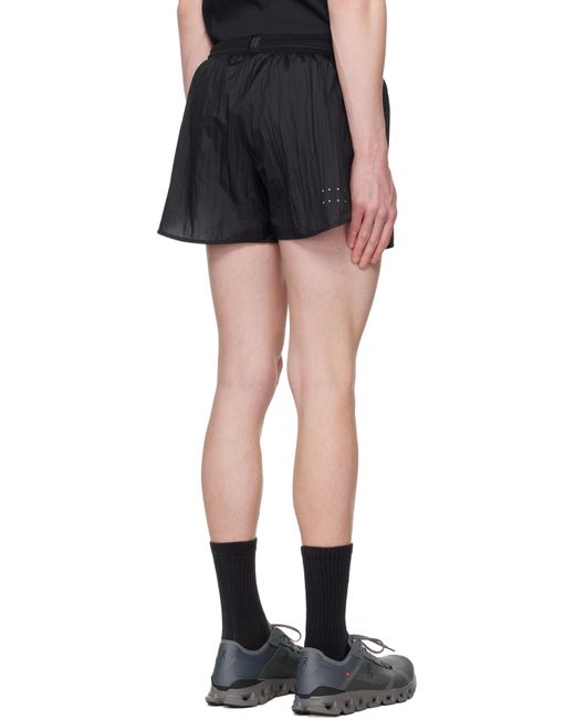 OVER OVER Black Track Shorts for men