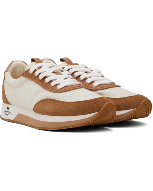 Weekend by Maxmara Black Off- & Tan Raro Sneakers