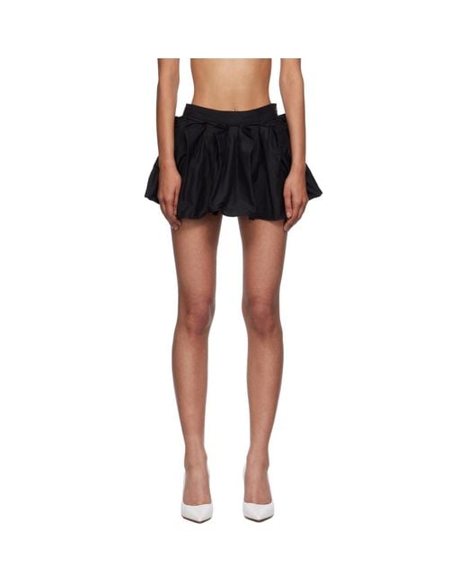 Pushbutton Black Wired Micro Skort