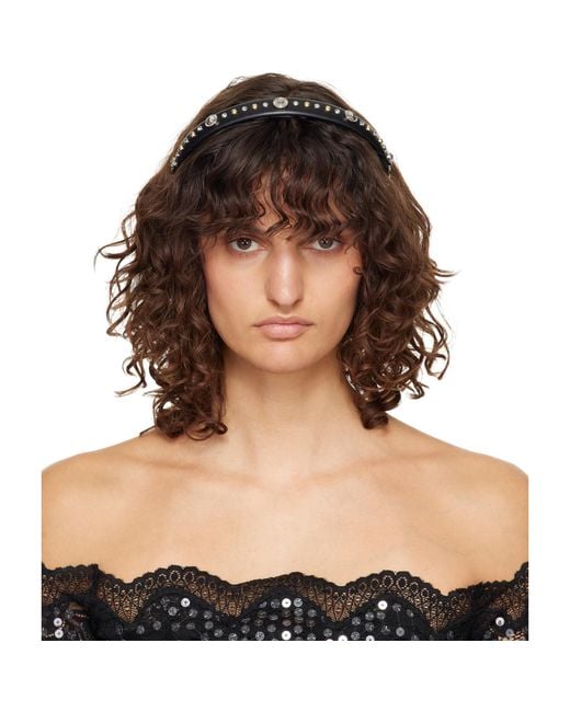 Versace Multicolor Studded Headband