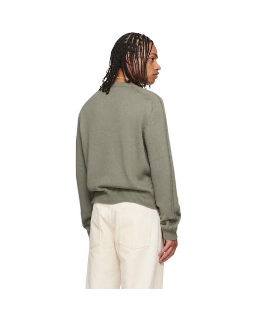 Our Legacy Green True Roundneck Sweater for men